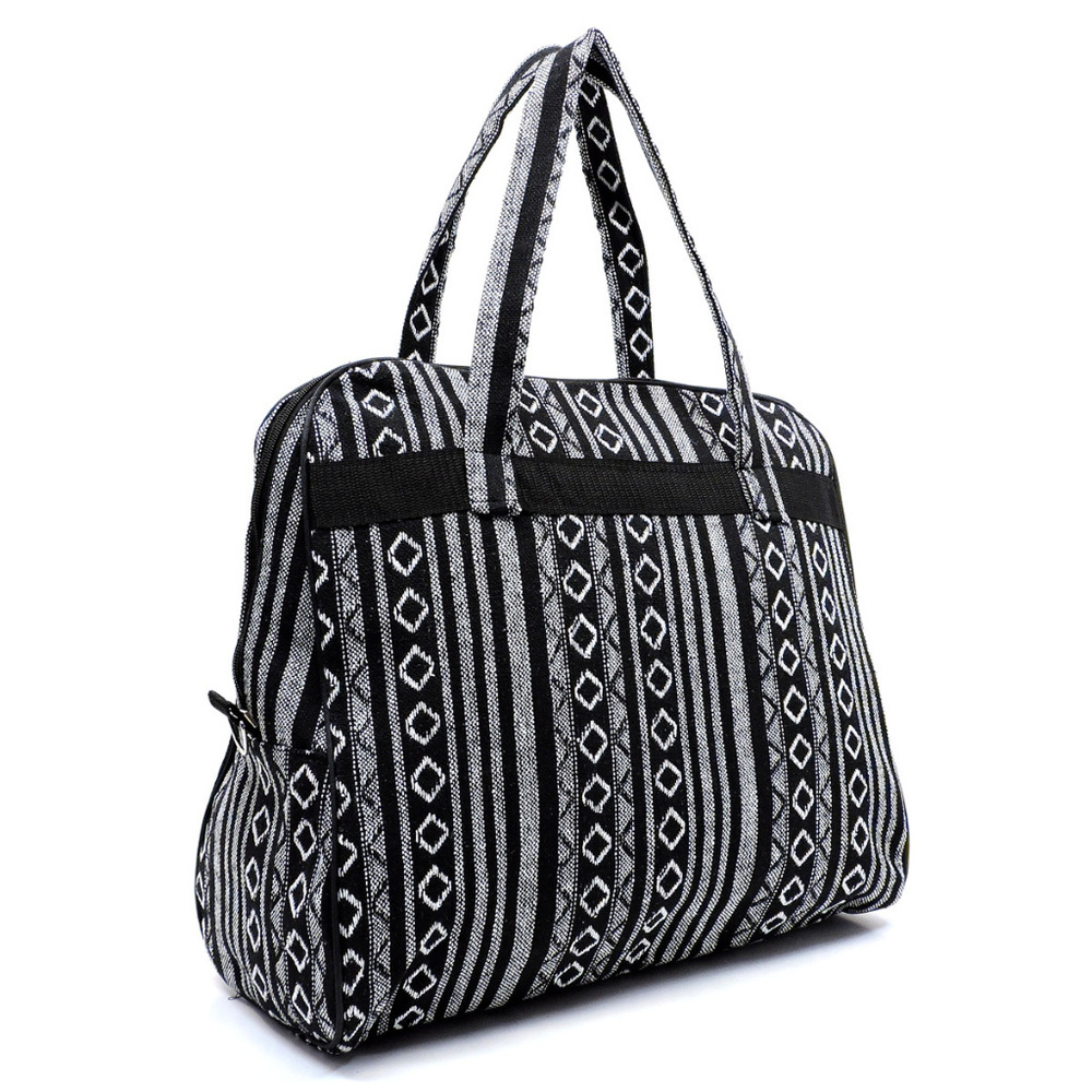 NEW Weekender Overnight Aztec Print Travel Bag - Picture 3 of 3